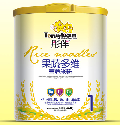 彤伴果蔬多維營(yíng)養(yǎng)米粉桶裝1段