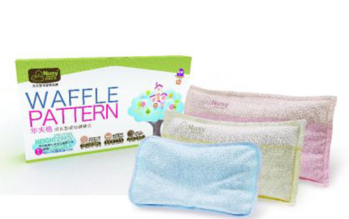 諾親小屋華夫格成長型嬰幼健康枕L碼