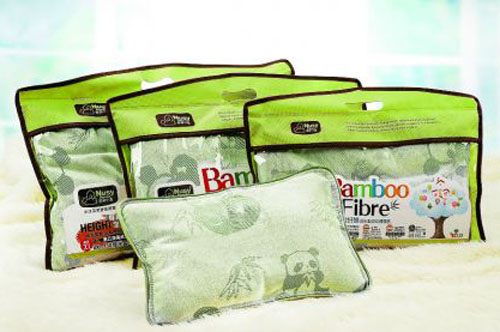 諾親小屋竹纖維成長型熊貓嬰幼健康枕NB碼