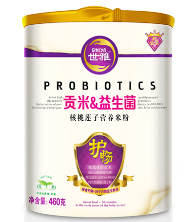 世雅貢米益生菌核桃蓮子營養(yǎng)米粉