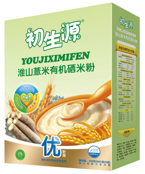 初生源淮山薏米有機(jī)硒米粉優(yōu)段