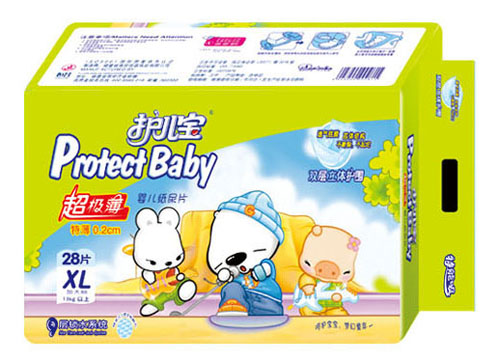 護(hù)兒寶超級(jí)薄嬰兒紙尿片XL碼28片