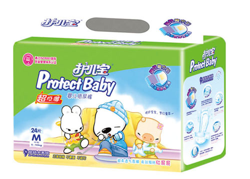 護(hù)兒寶超級薄嬰兒紙尿褲M碼24片