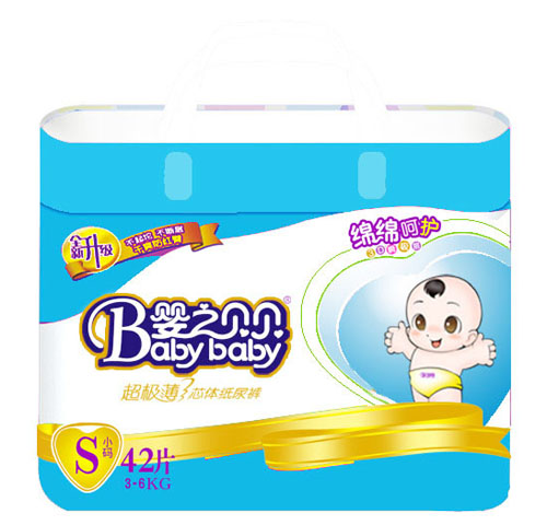 嬰之貝貝超極薄尿褲小號42片