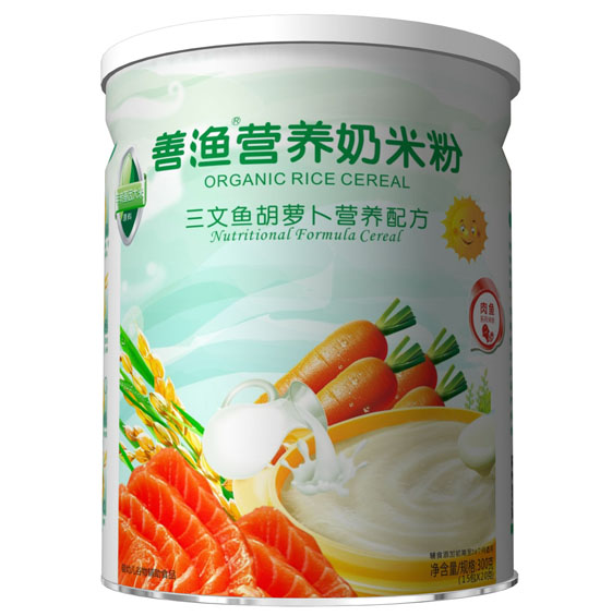 善漁三文魚胡蘿卜營(yíng)養(yǎng)奶米粉