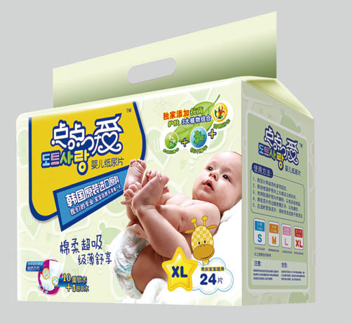 點(diǎn)點(diǎn)愛綿柔超吸嬰兒紙尿片XL碼