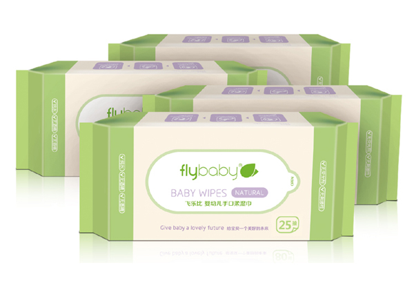 飛樂(lè)比嬰幼兒手口柔濕巾(25片×4連包)