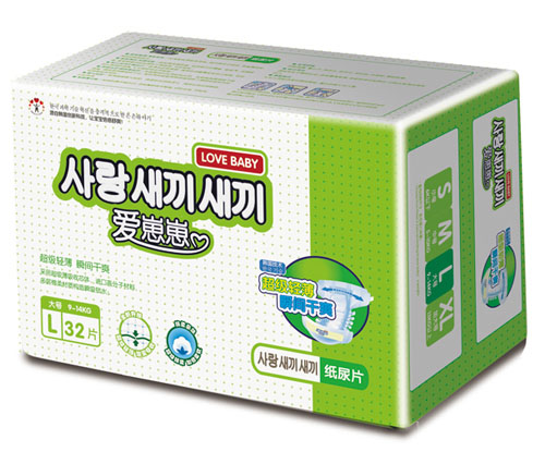 愛崽崽超級薄紙尿片L碼