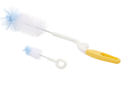 積高360°旋轉尼龍奶瓶刷