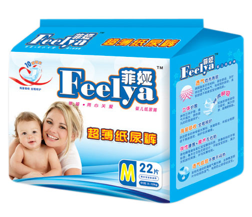 菲婭超薄嬰兒紙尿褲M(mǎn)22片