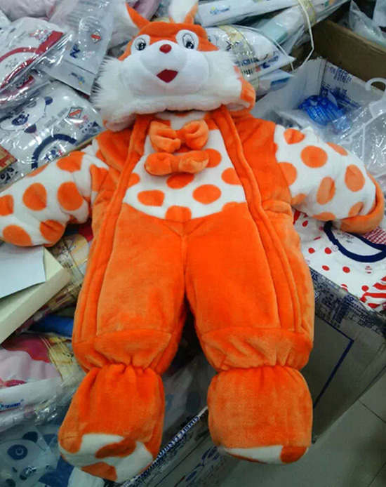 圣嬰島嬰兒爬服阿貍