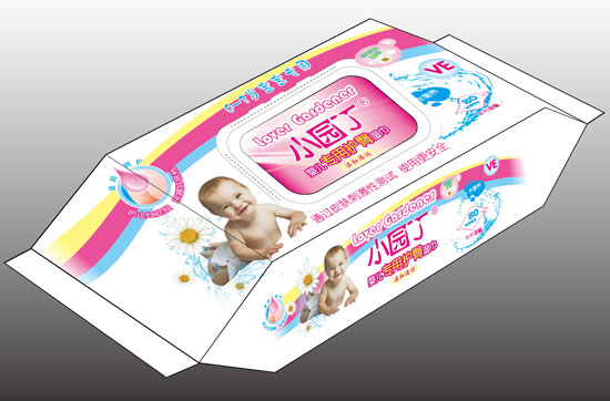 小園丁嬰兒專用專用護(hù)臀濕巾80片