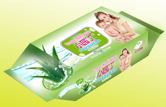 小園丁蘆薈保濕潤膚濕巾80片蓋裝