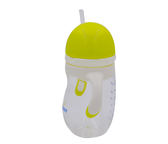 210ml旋轉(zhuǎn)蘑菇頭PA學(xué)飲杯綠色