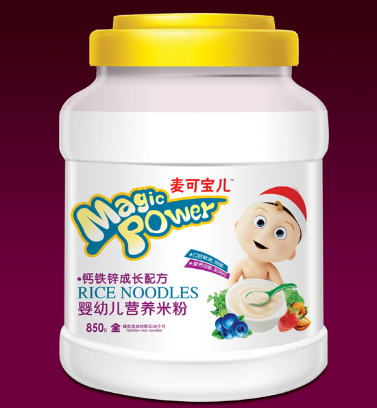 麥可寶兒鈣鐵鋅硒成長(zhǎng)嬰幼兒營(yíng)養(yǎng)米粉