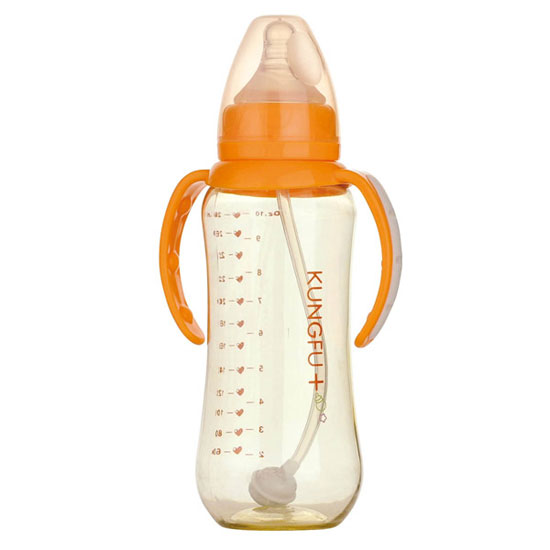 功夫?qū)氊怭PSU弧形自動(dòng)大奶瓶