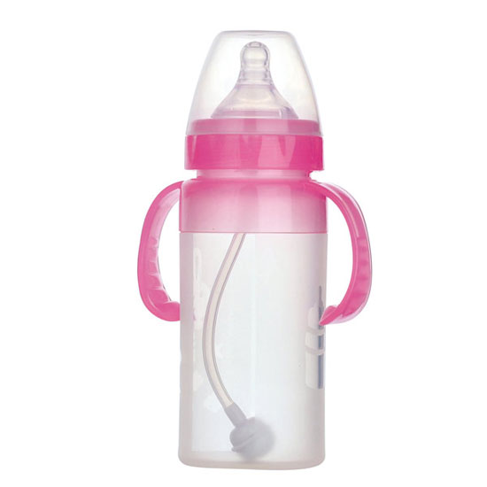 功夫?qū)氊惾枘z寬口徑直身自動大奶瓶