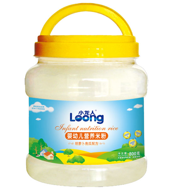 小龍人胡蘿卜南瓜配方嬰幼兒營(yíng)養(yǎng)米粉800g