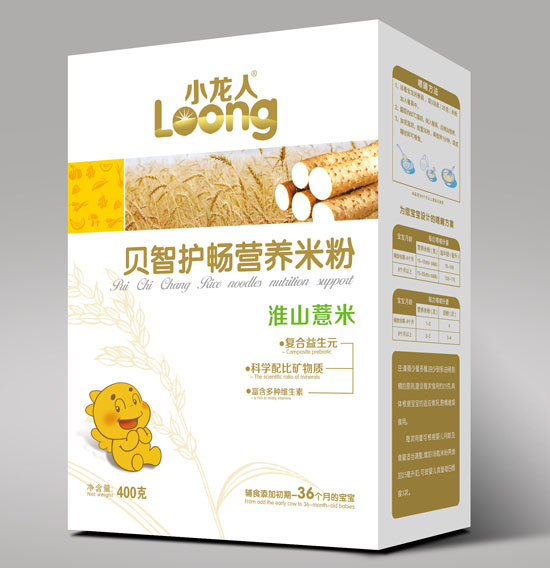 小龍人淮山薏米貝智護暢營養(yǎng)米粉盒裝