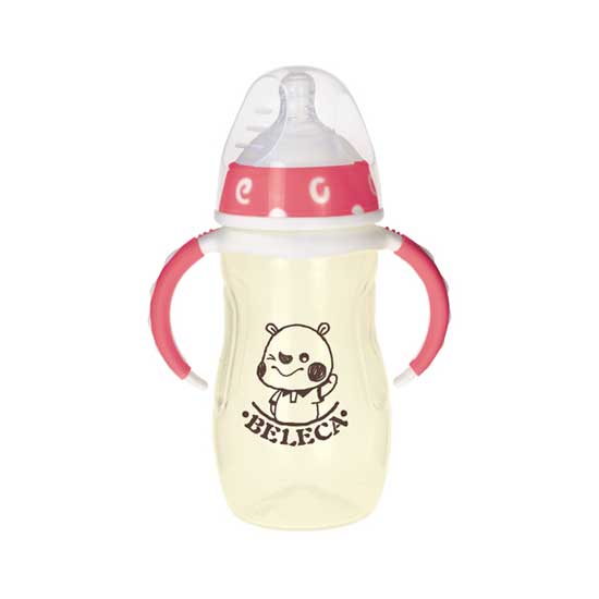 貝樂嘉PPSU小熊奶瓶240ML(紅色)