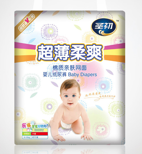 圣初超薄柔爽紙尿褲(大包)M