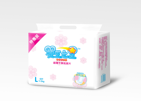 嬰王之星超薄干爽尿片L