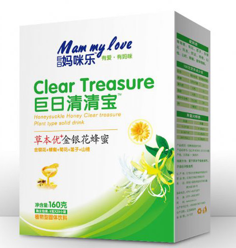 巨日媽咪樂巨日金銀花蜂蜜型清清寶固體飲料