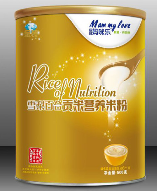 巨日媽咪樂雪梨百合貢米營養(yǎng)米粉