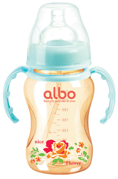 愛樂寶230mlPPSU寬口自動奶瓶藍(lán)