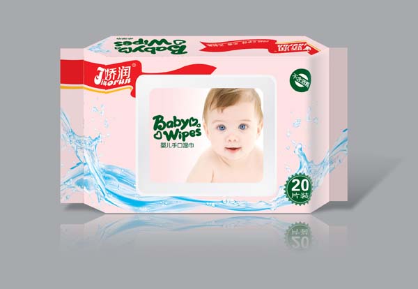 嬌潤(rùn)紅飄帶20片(小翻蓋)濕巾