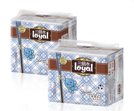 三倍水立體鎖水芯紙尿褲