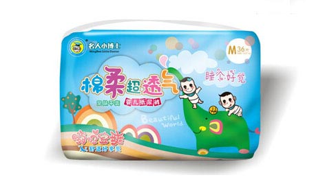 名人小博士棉柔超透氣紙尿褲(中)M36片