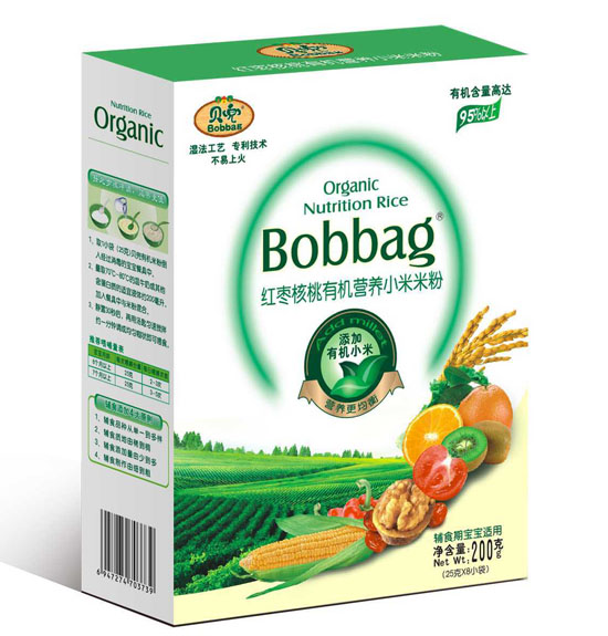 貝兜紅棗核桃有機營養(yǎng)小米米粉
