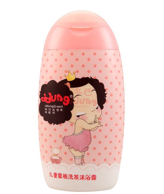 冬己兒童蜜桃洗發(fā)沐浴露