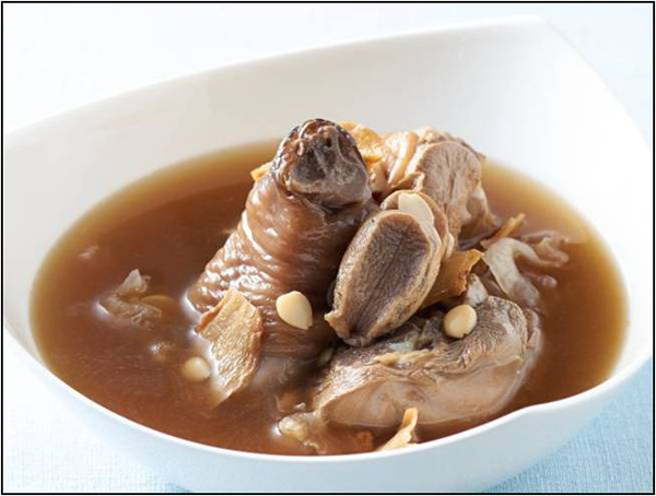 杏耳雞肉湯