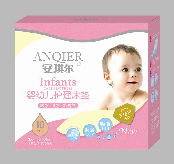 安琪爾嬰幼兒專用護理床墊-10片-AQE