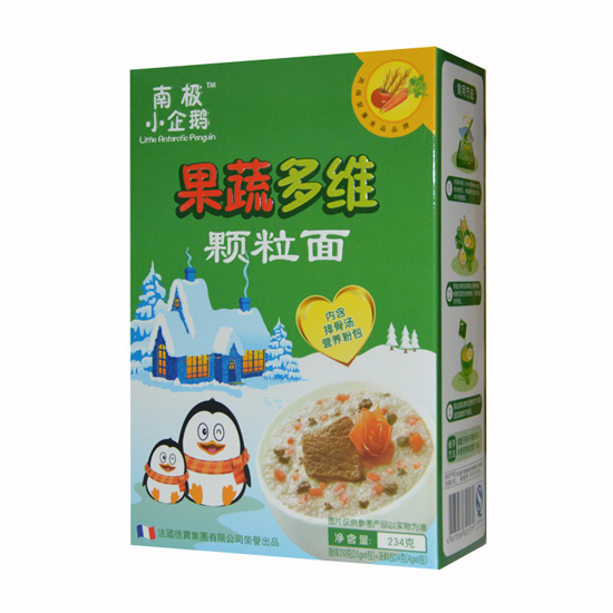 南極小企鵝果蔬顆粒面