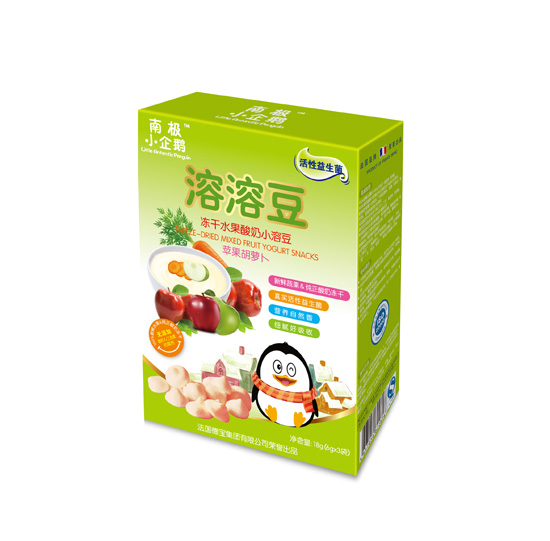 南極小企鵝蘋果胡蘿卜溶溶豆