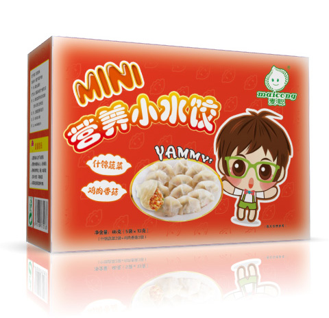 麥聰營養(yǎng)小水餃?zhǔn)插\蔬菜+雞肉香菇1