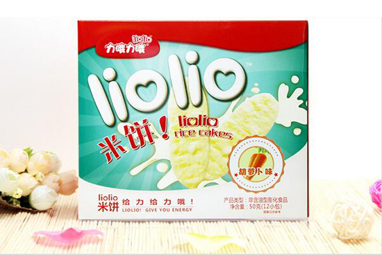 力哦力哦胡蘿卜味米餅