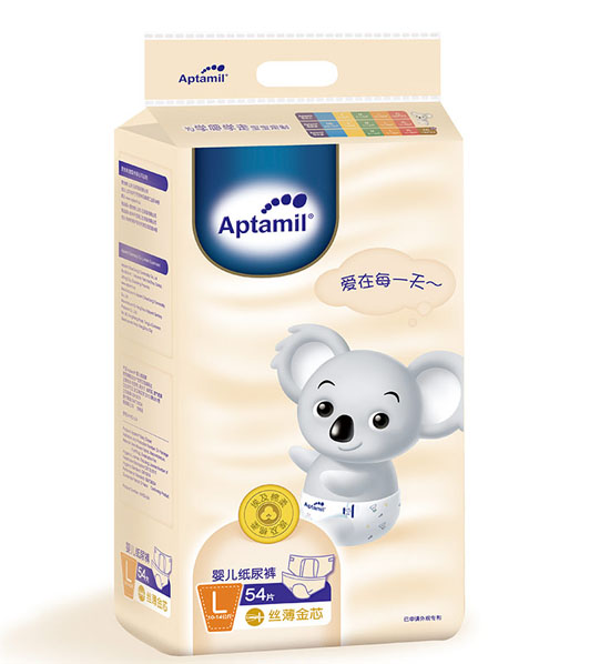 愛(ài)他美絲薄金芯紙尿褲l碼54片