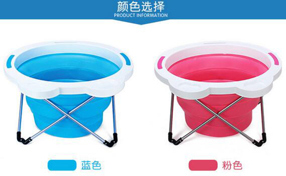 歐貝嬰幼兒折疊泡澡桶