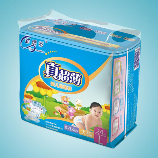 新感覺真超薄嬰兒紙尿褲L碼24片