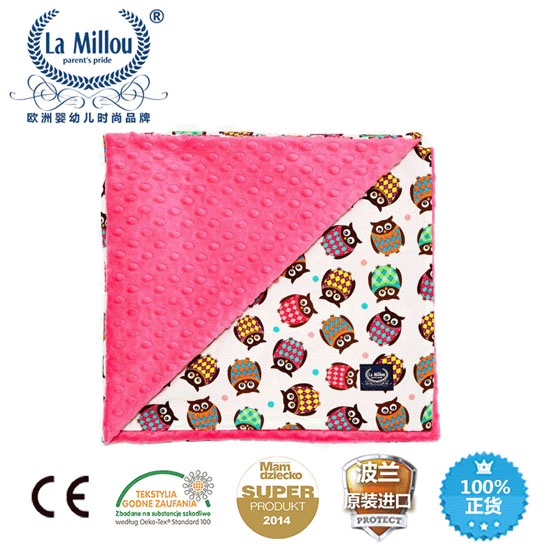 拉米洛巧柔豆豆毯華麗貓頭鷹標(biāo)準(zhǔn)款桃氣小甜心