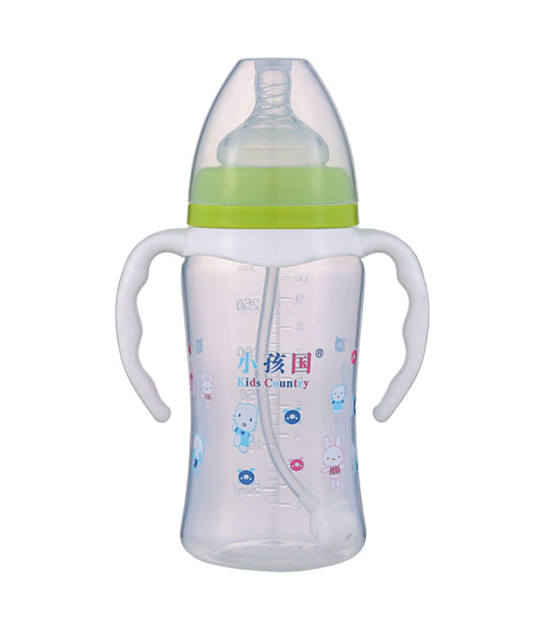 小孩國(guó)寬口直身自動(dòng)PP奶瓶300ML