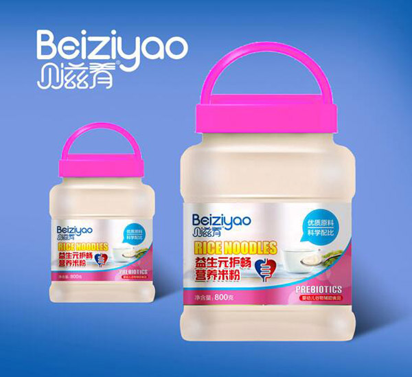 貝滋肴益生元護暢營養(yǎng)米粉800桶裝