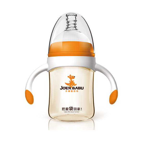 小袋鼠巴布PPSU奶瓶BP-807橙色