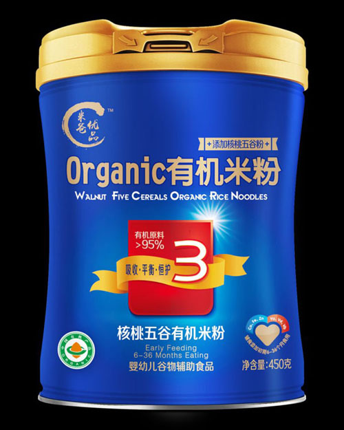 米爸優(yōu)品核桃五谷有機米粉