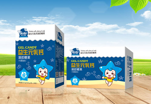 小萌星益生元乳鈣凝膠糖果盒裝(可愛(ài)魚形)