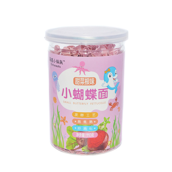 海底小縱隊小蝴蝶面甜菜根味新品罐裝
